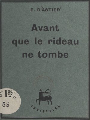 cover image of Avant que le rideau ne tombe